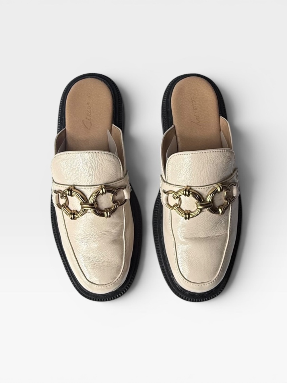 Circus by Sam Edelman Evangeline Lug Sole Mules in Vanilla Size 7 - Picture 2 of 10
